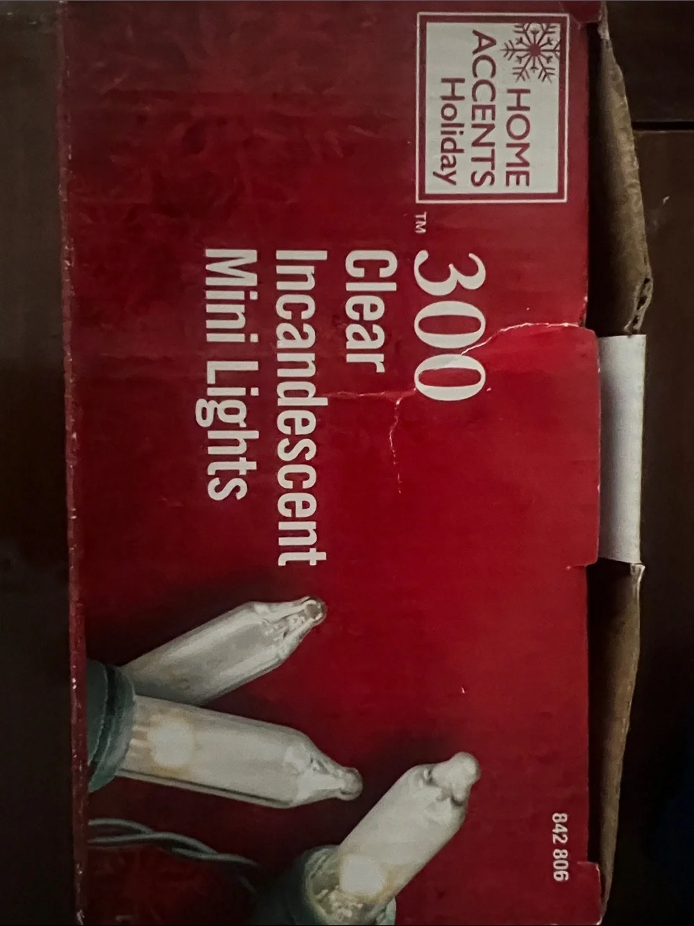Home Accents Holiday Clear Incandescent 300 Mini String Lights